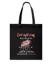 Everythings Beauty Elephant Tote Bag thumbnail