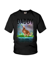 Daddy I Love You More Golden Retriever Youth T-Shirt thumbnail