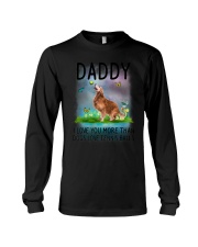 Daddy I Love You More Golden Retriever Long Sleeve Tee thumbnail