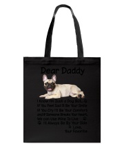 Daddy French Bulldog Tote Bag thumbnail