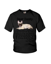 Daddy French Bulldog Youth T-Shirt thumbnail