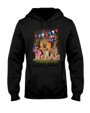 German Shepherd America Hooded Sweatshirt thumbnail