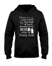 Unicorn Sassy Girl Hooded Sweatshirt thumbnail