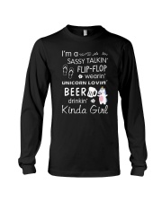 Unicorn Sassy Girl Long Sleeve Tee thumbnail