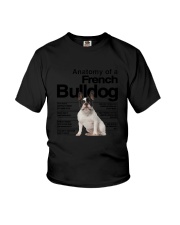 French Bulldog Anatomy Youth T-Shirt thumbnail