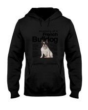 French Bulldog Anatomy Hooded Sweatshirt thumbnail