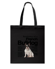 French Bulldog Anatomy Tote Bag thumbnail