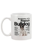 French Bulldog Anatomy Mug back