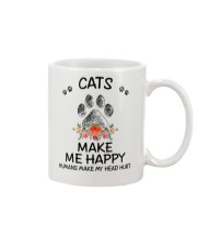 Cats Make Me Happy Mug thumbnail
