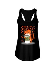 PHOEBE - Cat coffee - 2111 - A2 Ladies Flowy Tank thumbnail