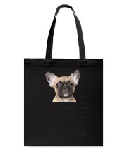 Human Dad French Bulldog Tote Bag thumbnail
