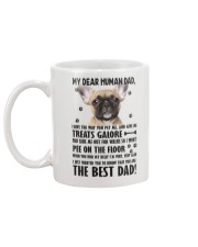 Human Dad French Bulldog Mug back