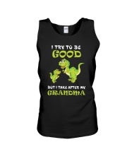 I Try To Be Good Dinosaur Unisex Tank thumbnail