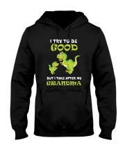 I Try To Be Good Dinosaur Hooded Sweatshirt thumbnail