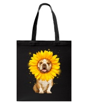 Bulldog Sun Flower Tote Bag thumbnail