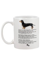 Dachshund Number One Mug back