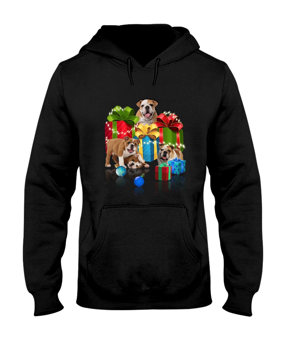 PHOEBE - Bulldog Gift Christmas - 3110 - A17 Hooded Sweatshirt