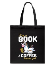 Unicorn Book Coffee Tote Bag thumbnail
