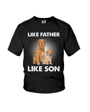 Golden Retriever Like Father Like Son Youth T-Shirt thumbnail