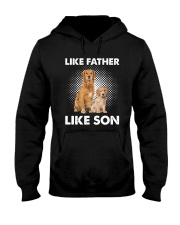 Golden Retriever Like Father Like Son Hooded Sweatshirt thumbnail
