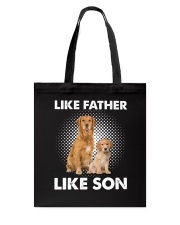 Golden Retriever Like Father Like Son Tote Bag thumbnail