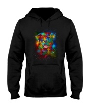 Rottweiler Autism Hooded Sweatshirt thumbnail