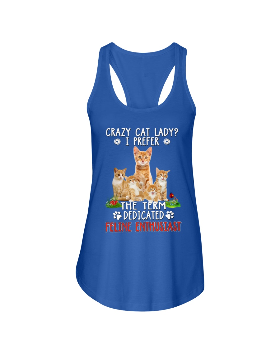 Cat Feline Enthusiast Ladies Flowy Tank