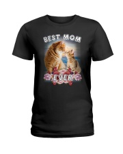 Cat Best Mom Ladies T-Shirt thumbnail
