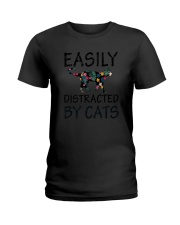 Distracted By Cats Ladies T-Shirt thumbnail