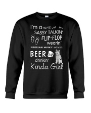 Siberian Husky Sassy Talking Crewneck Sweatshirt thumbnail