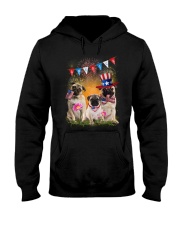 Pug America Hooded Sweatshirt thumbnail