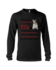 French bulldog Crazy Funny Long Sleeve Tee thumbnail