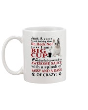 French bulldog Crazy Funny Mug back