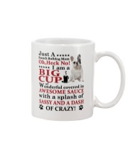 French bulldog Crazy Funny Mug front