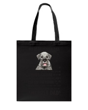 Human Dad Standard Schnauzer Tote Bag thumbnail