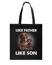 Dachshund Like Father Like Son Tote Bag thumbnail