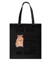Dear Papa Hamster Tote Bag thumbnail