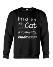 Cat Kinda Mom Crewneck Sweatshirt thumbnail