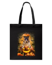 German Shepherd And Pumpkin Tote Bag thumbnail