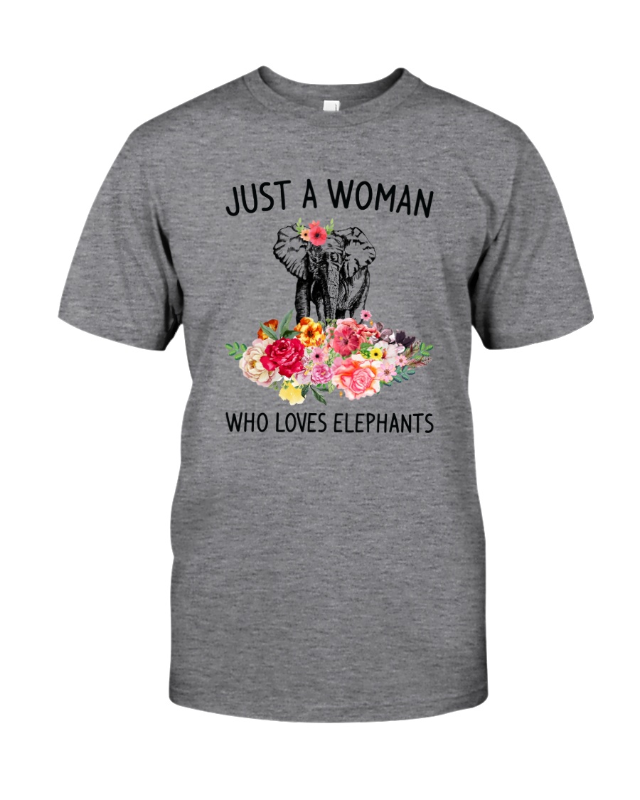 Just A Woman Elephant Classic T-Shirt