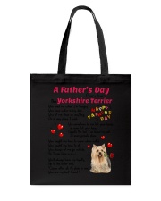 Poem From Yorkshire Terrier Tote Bag thumbnail