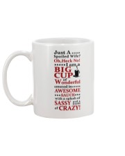 Just A Spoiled Wife Crazy Funny Mug back