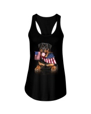 Flag Rottweiler Ladies Flowy Tank thumbnail