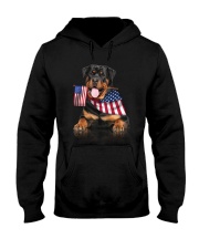 Flag Rottweiler Hooded Sweatshirt thumbnail