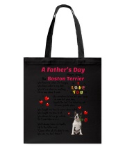 Poem From Boston Terrier Tote Bag thumbnail
