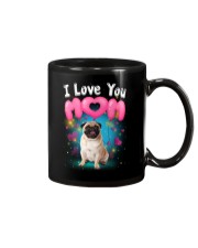 Pug I Love Mom Mug thumbnail