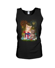 Cat Firework America Unisex Tank thumbnail