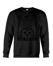 Owl Eyes Of Night Crewneck Sweatshirt thumbnail