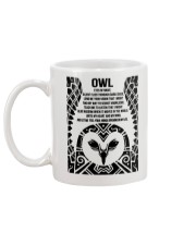 Owl Eyes Of Night Mug back