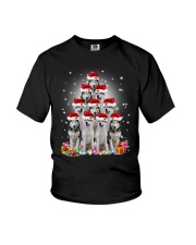 PHOEBE - Siberian husky in party hat - 0911 - E17 Youth T-Shirt thumbnail